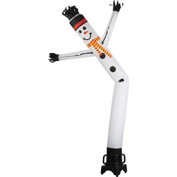 8FT Inflatable Waving Man Fly Puppet Dancer with Blower (Snow Man)